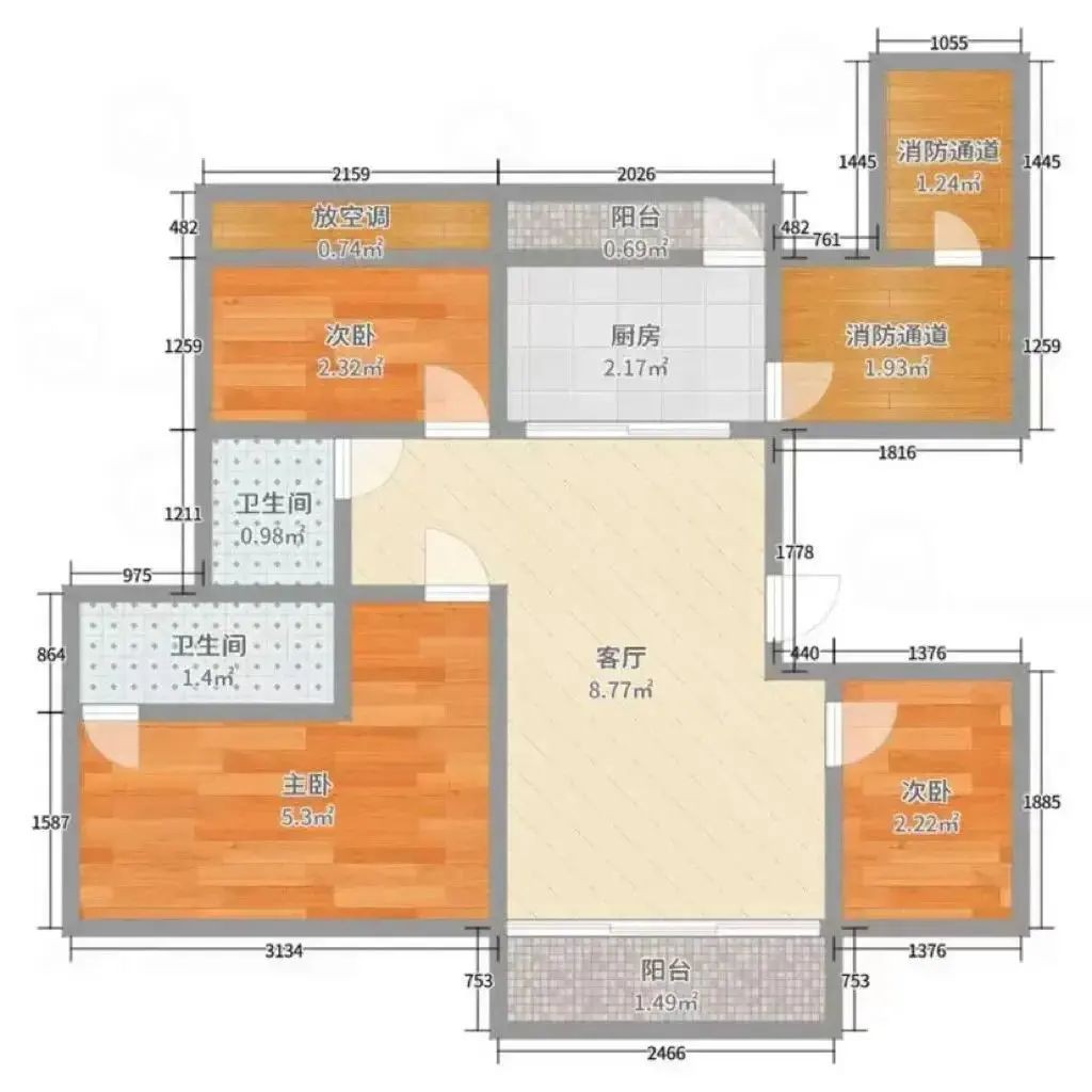 保利俯院江南北区 简装修 满两年