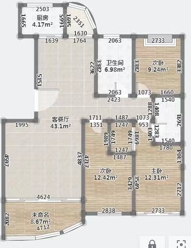 东方明珠城152平162万洋房带车位储物