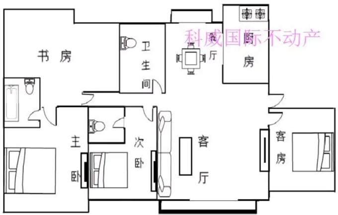 梵石花园208平230万大平层送车位