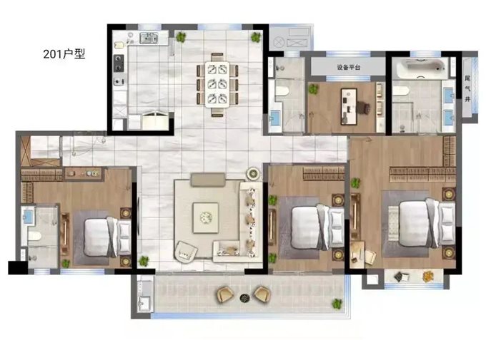 捡漏 碧桂园泊蔚里 四大间朝南 带车位