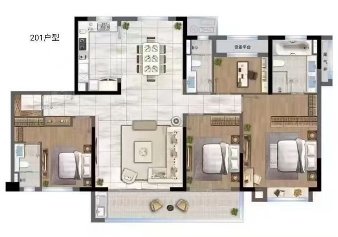 泊蔚里200大平层稀缺景观350万