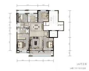 红星檀府东区143平345万5楼车位