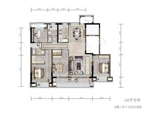 急红星檀府东区143+车位直接房源钥匙在