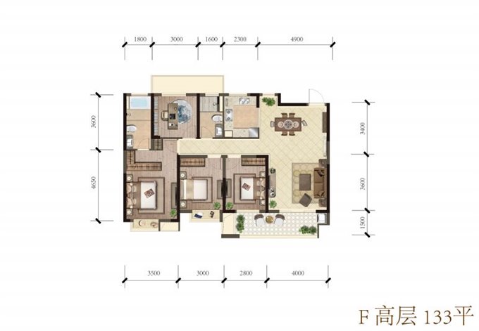 捡漏 红星天铂佳苑 四开间朝南户型