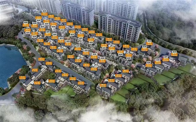 银杏小镇商业别墅湖景房273平258万