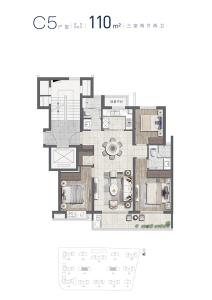 绿城•春来云潮 户型图