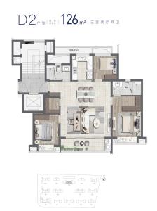 绿城•春来云潮 户型图