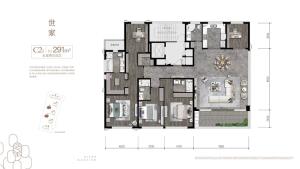汀澜鸣翠府 户型图