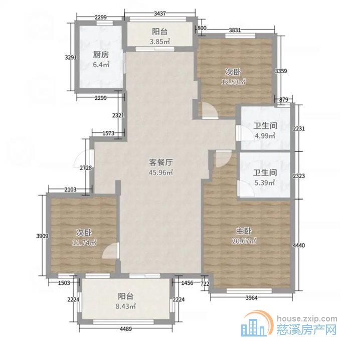 梵石花园147平168万南北通透