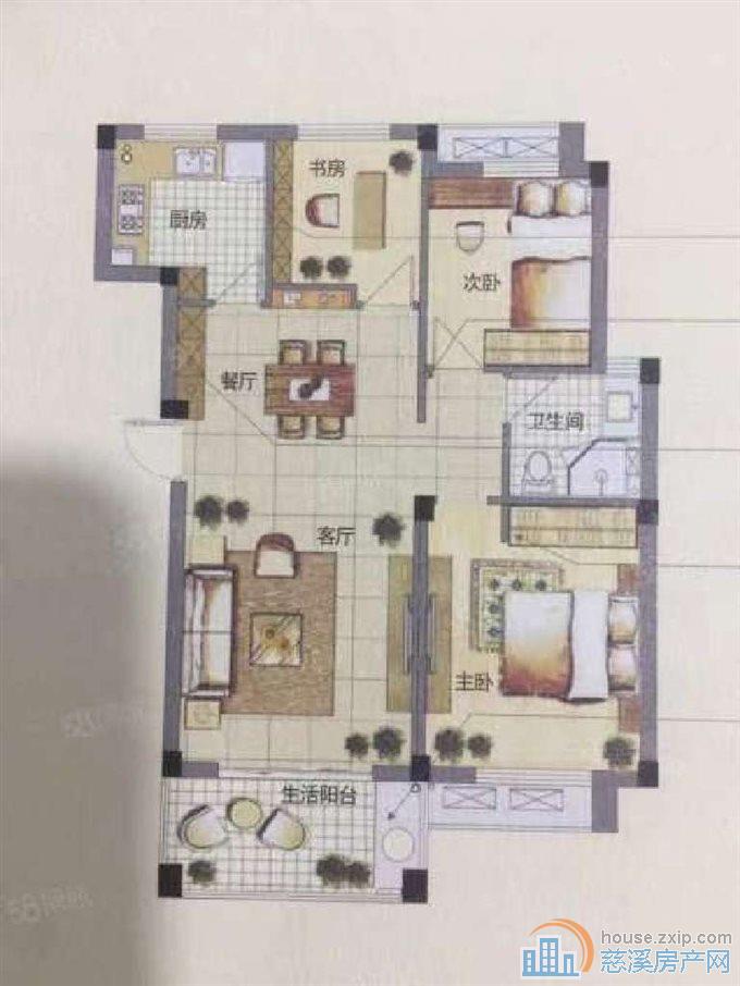 城市桃源 城西 精装洋房拎包入住