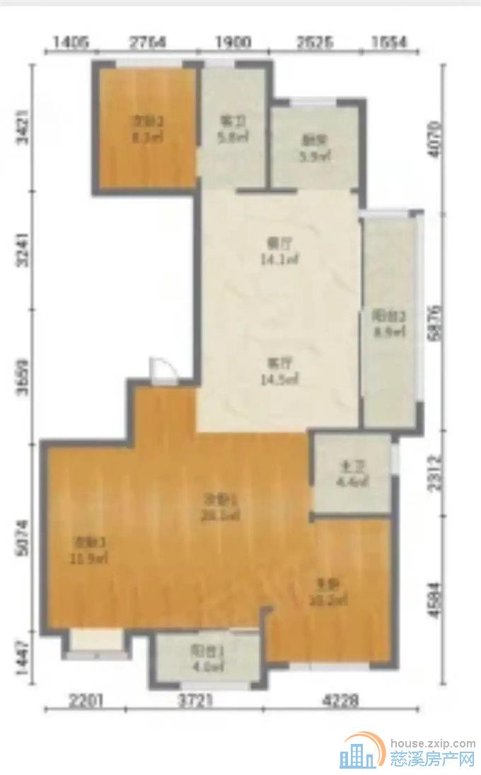 慈澜府西区市中心地段143平248万
