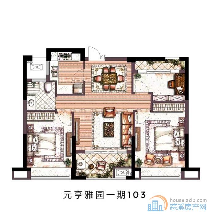 元亨雅园 精装101平153万 满五唯一