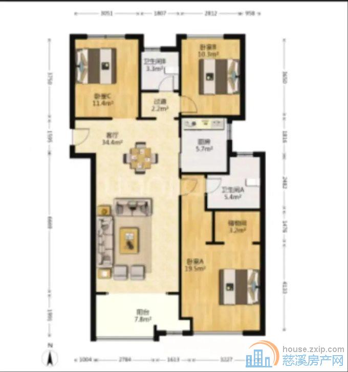 慈悦湾花苑131平138.8万精装修