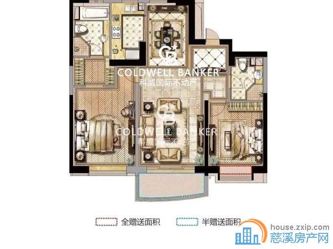 悦城玖号花园 全新毛坯 无在读