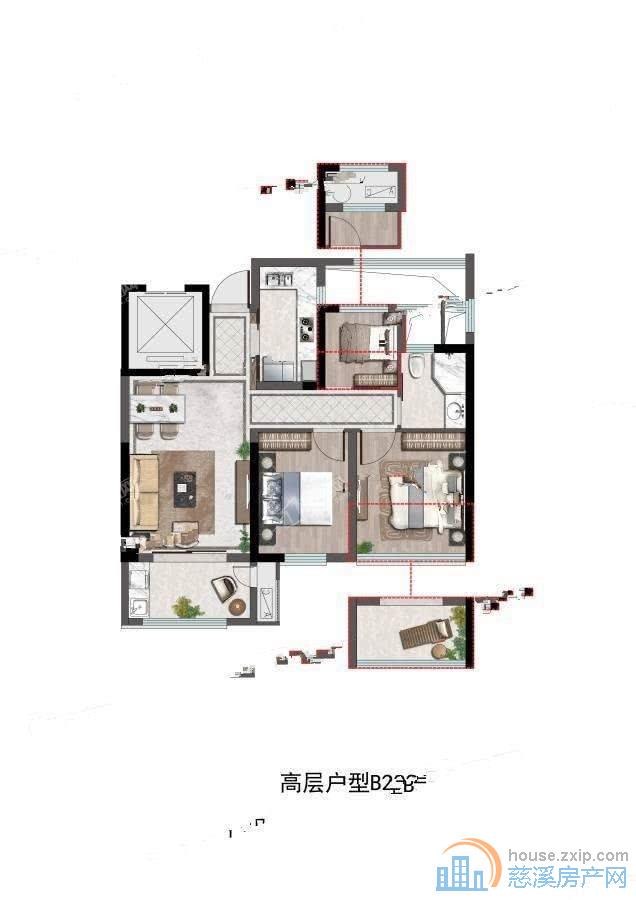 君塘名筑83平82.8万带车位另算
