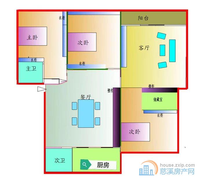 名仕园161平117.8万三开间朝南老精