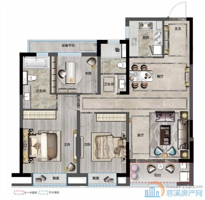 红星檀府116平方218万