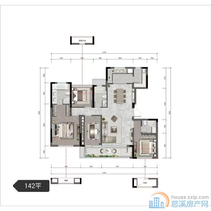 捡漏 保利银杏小镇双阳台，四开间朝南