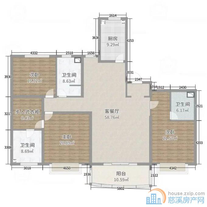 花样年209平半个慈溪尽收眼底 带双车位