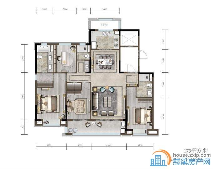 红星檀府 全新大平层 出门即是新河坊