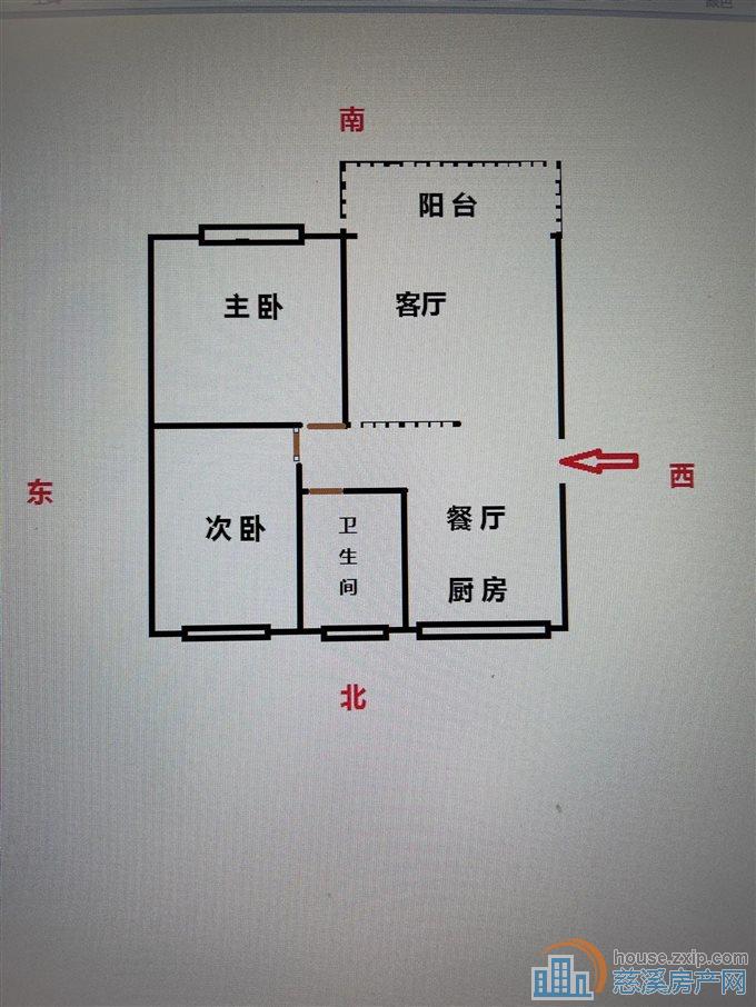 金山南区74平98万全新精装两居室