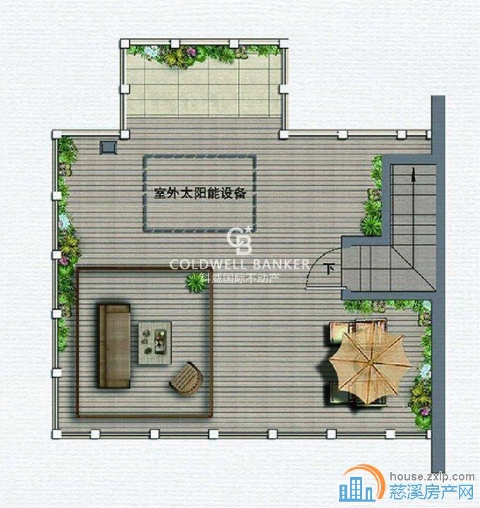 江南大院 上叠带大露台 位置好520万