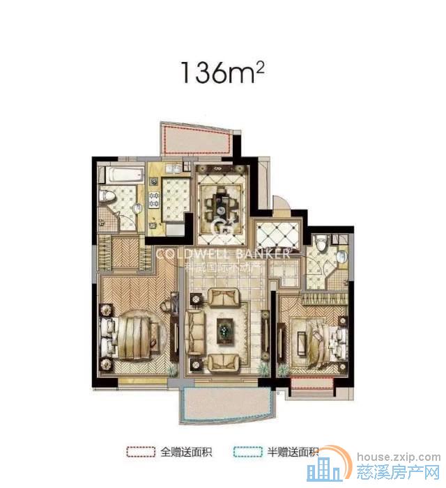 悦城玖号花园136平275万满五唯一
