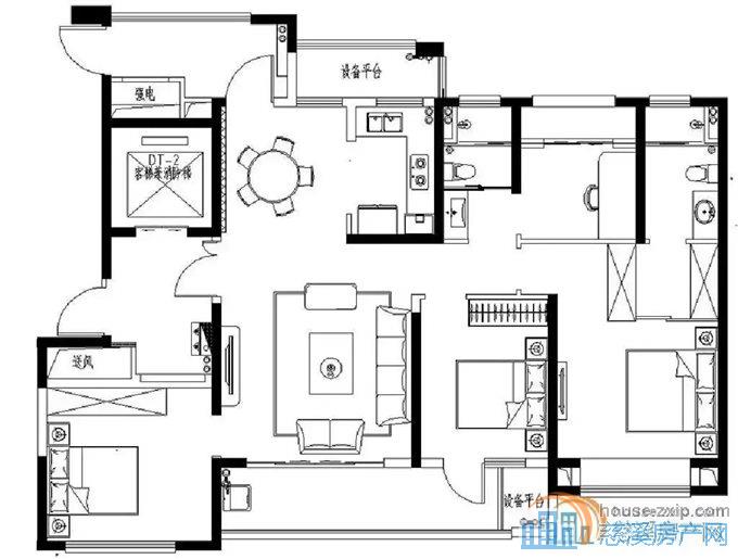 凤鸣梧桐府精装 家具家电全送 带车位
