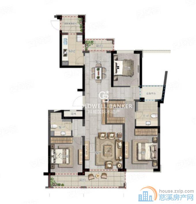 江滨之城165平 黄金楼层208万浙师大