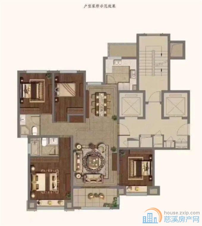中海湖心半岛 127平自住精装 