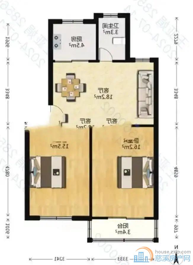 城东新村57平100万上林书包