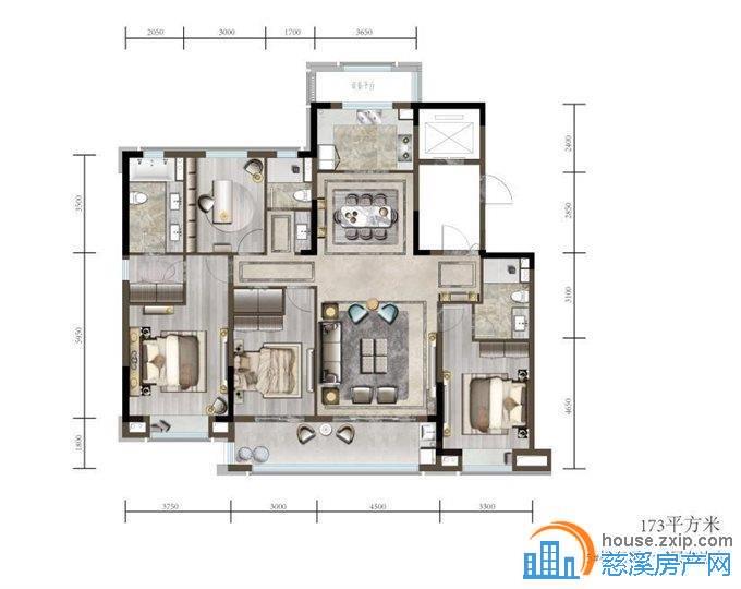 红星檀府 东区 173平 365万位置好