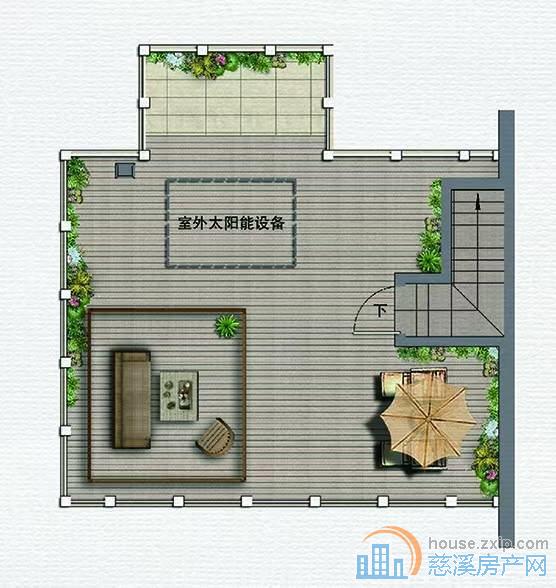 江南大院上叠190平500万带星空大露台