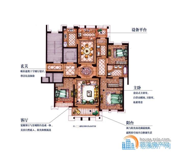 凯旋门精装房143平230万，黄金楼层！