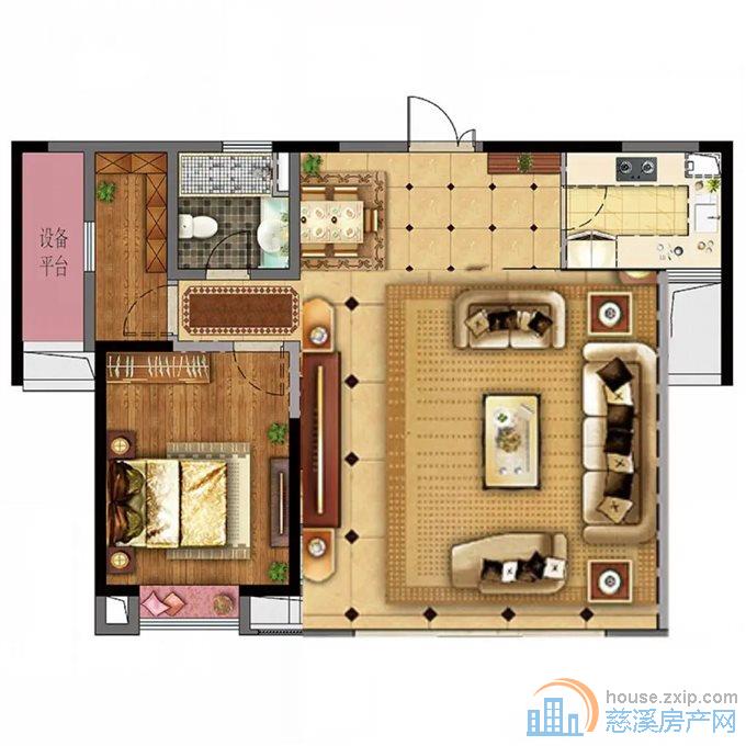 悦华府107平175万豪装黄金楼层