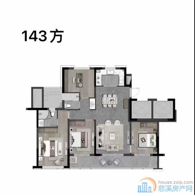 万固东区143平东边套黄金楼层269万