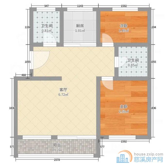 白云公寓 125平108万黄金楼层带车库