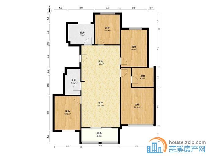 橡树湾128平205万花园洋房育才书包