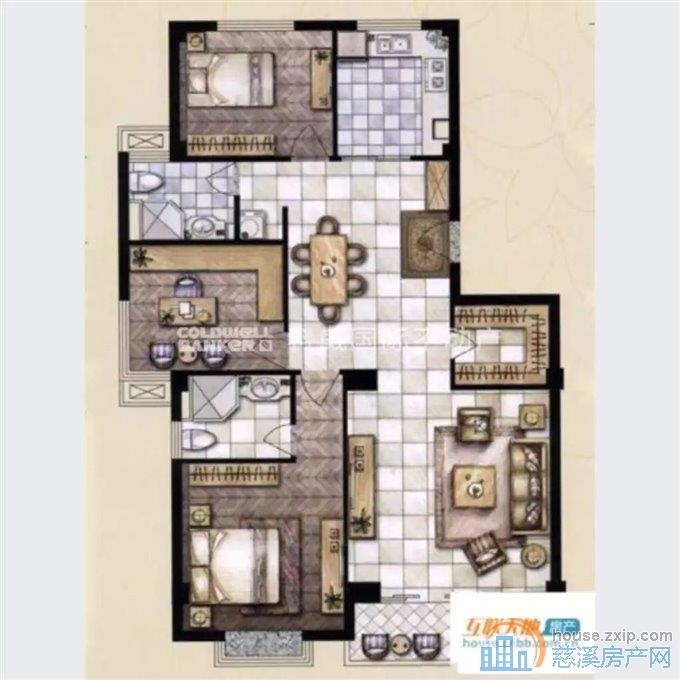 美华银桂苑128平166万送车位