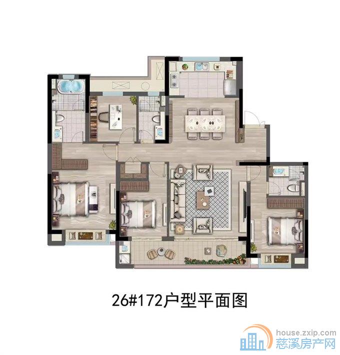 捡漏 湖樾云著 172平送车位