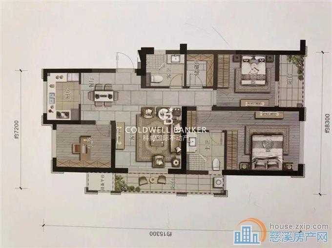 江景苑 城南次新小区134平155万边套