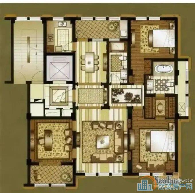 太子湾165平边套黄金楼层景观全288万