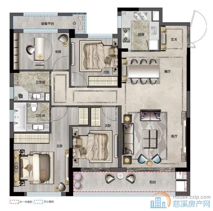 急卖新城河 红星檀府140平235万