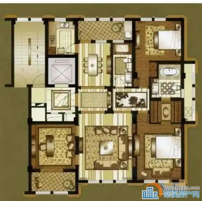 太子湾165平边套黄金楼层景观全278万