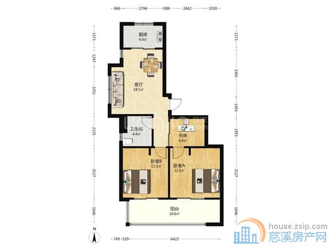 品尚居 精装 送100平方菜地