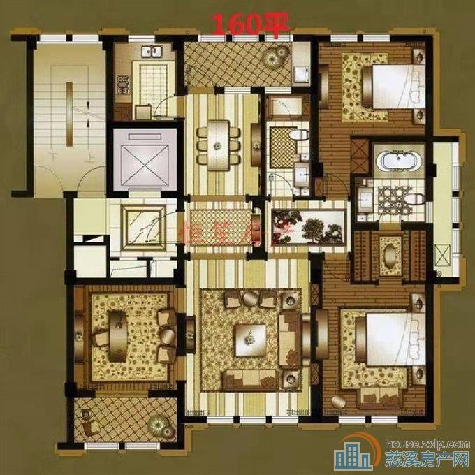 急卖！太子湾 美式装修送地暖 看明月湖