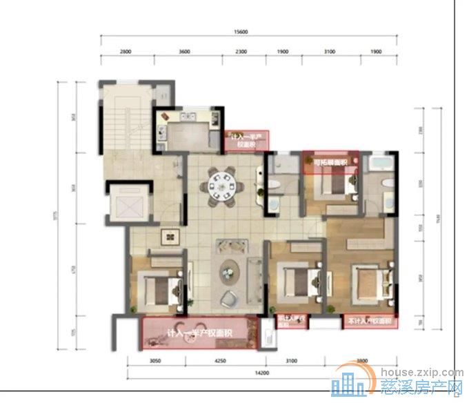 锦尚府143平228万全屋地暖中央空调