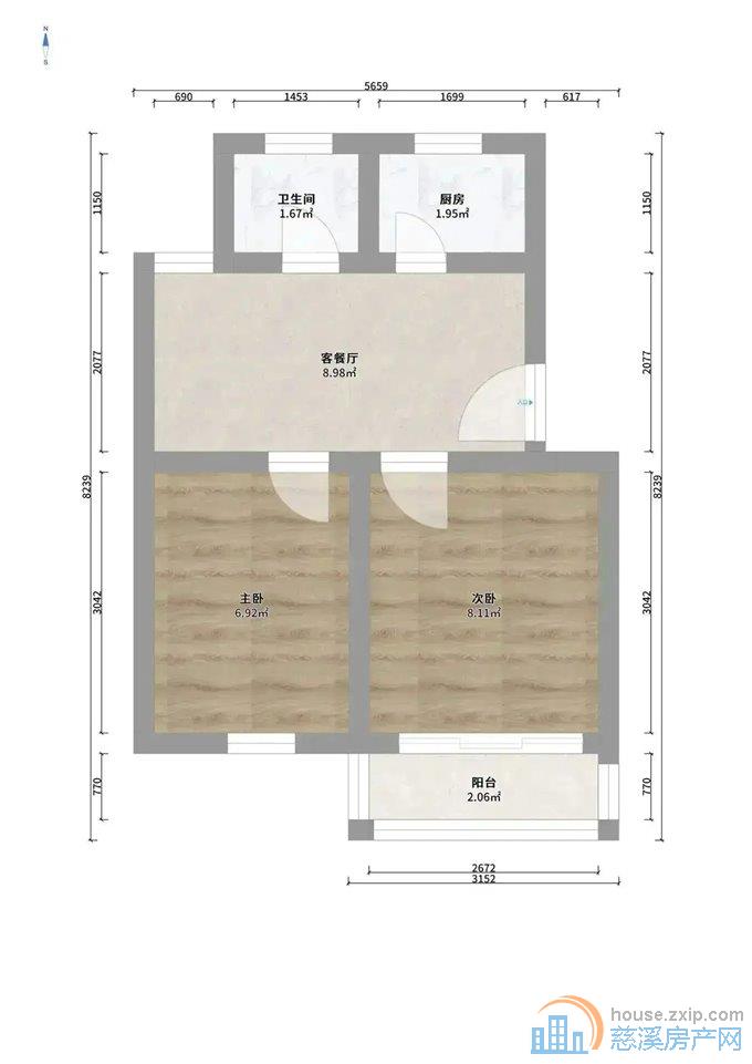金山新村 1楼 精装 有架空层 东边套