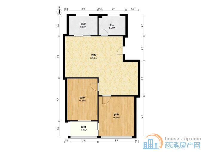 玲珑小区103平109万精装保养好