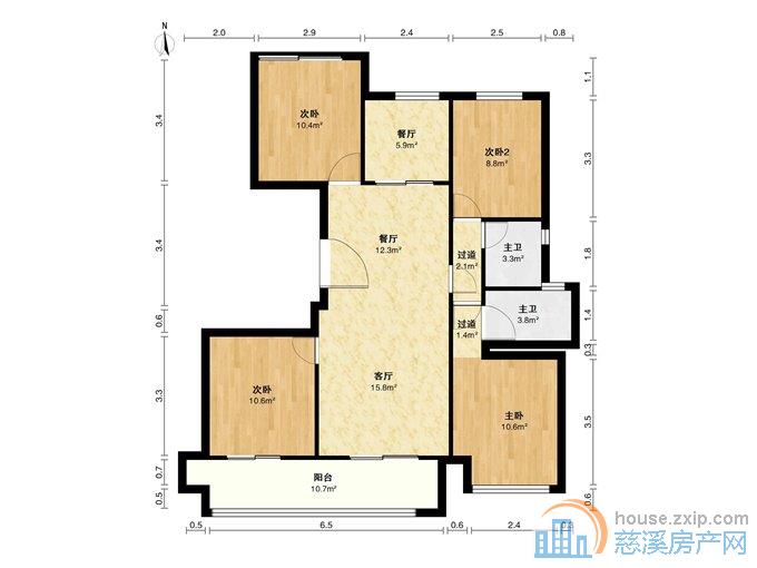 中交盛湖美庐126平275万送车位